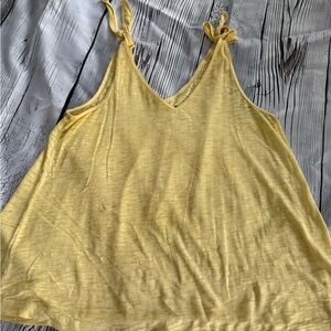 Sonoma Light Yellow Tank Top~ pleat in back
Women’s